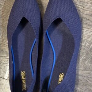 Dream Pairs Women's Navy Blue Loafers